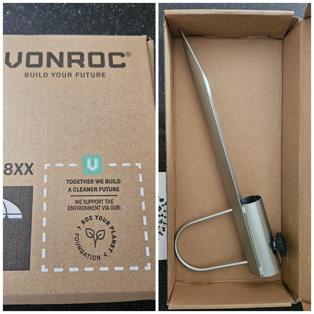 Nieuw VONROC Parasol Grondanker - Stevig en Duurzaam, Ophalen of Verzenden, Nieuw, Parasolvoet