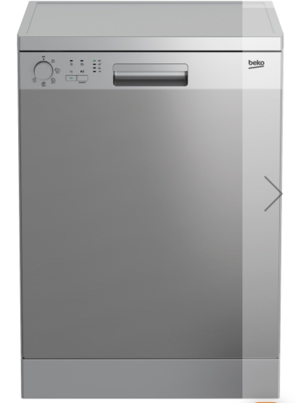 Dishwasher Beko DFN05311X, Witgoed en Apparatuur, Vaatwasmachines, Gebruikt, 60 cm of meer, Ophalen of Verzenden, 85 tot 90 cm