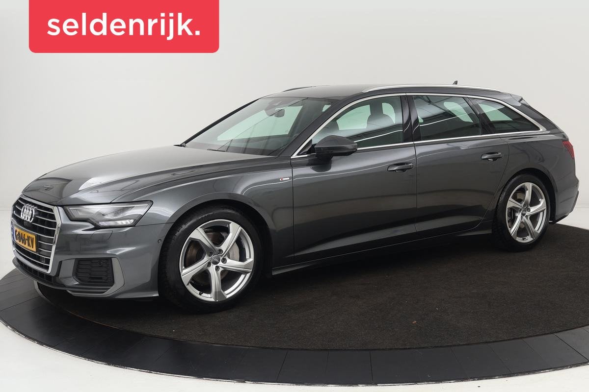 Audi A6 45 TFSI S edition | 360 camera | Sportstoelen | Side, Auto's, Gebruikt, 4 cilinders, Leder en Stof, Parkeersensor
