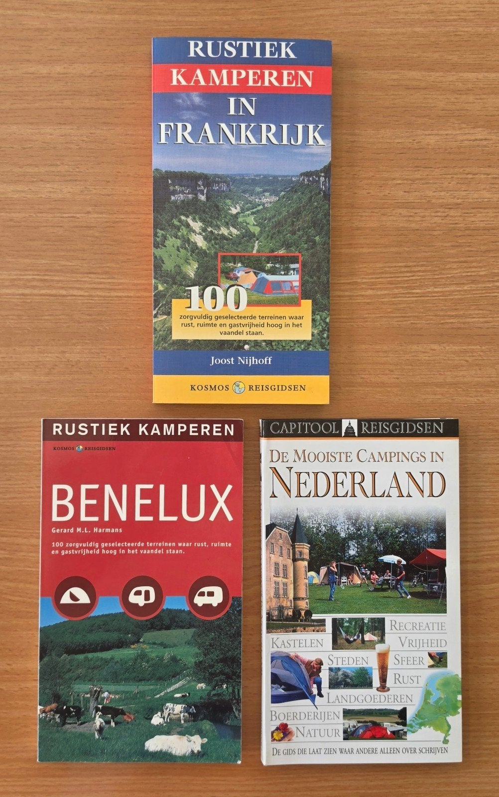 3 zgan campinggidsen Nederland, Benelux, Frankrijk, Capitool, Europa, Ophalen of Verzenden, Zo goed als nieuw