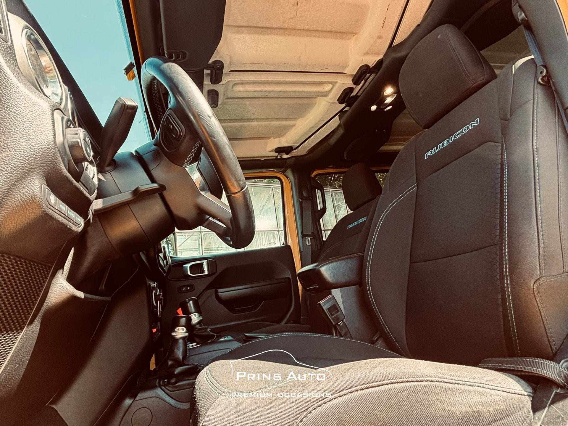 Jeep Wrangler Unlimited 4xe 380 Rubicon |NAVI|CLIMA|CRUISE|C, Auto's, Zwart, 4 cilinders, Cabriolet, 23 km/l