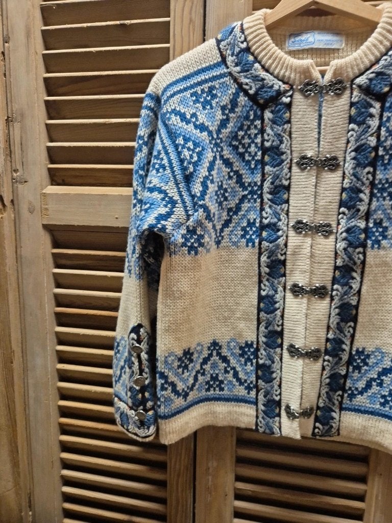 Mooi wollen vest, Maat 38/40 (M), Wit, Siril, Djt@dejuistetoon.eu