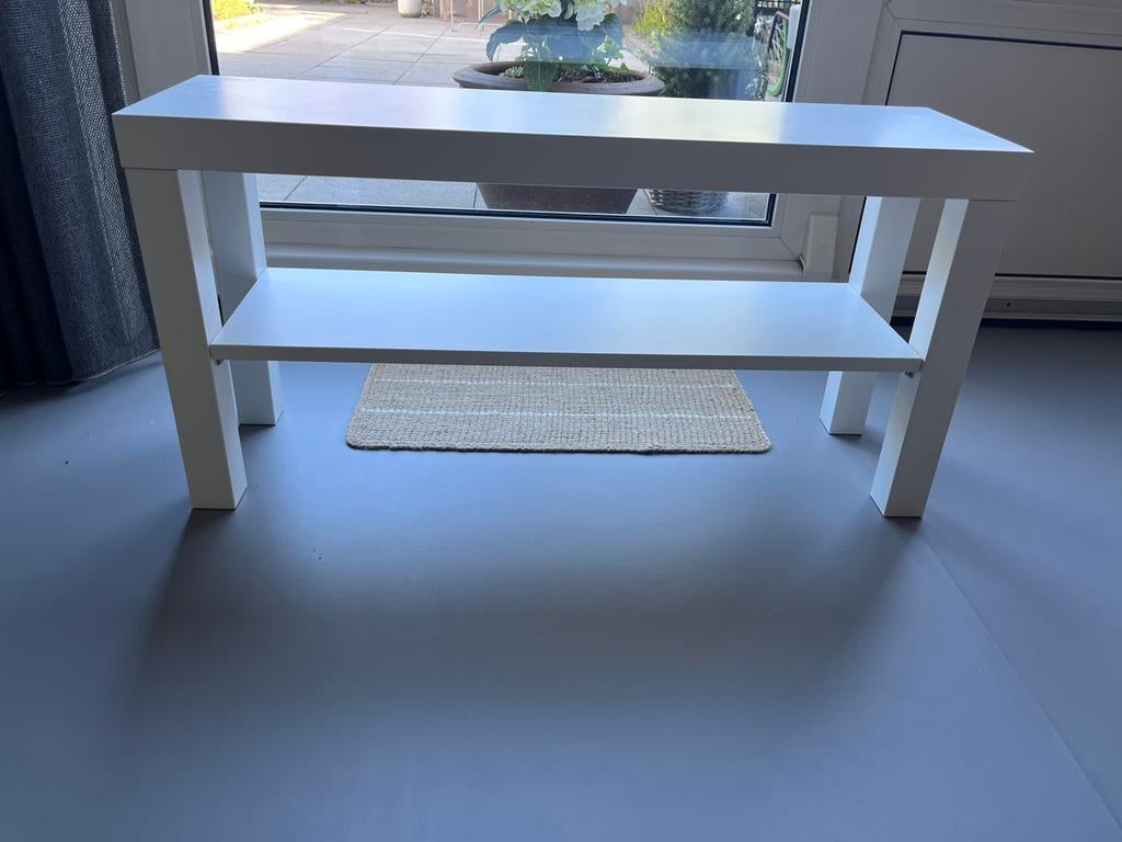 LACK meubel wit IKEA, Huis en Inrichting, Tafels | Sidetables, Ophalen, Zo goed als nieuw, 25 tot 50 cm, Rechthoekig