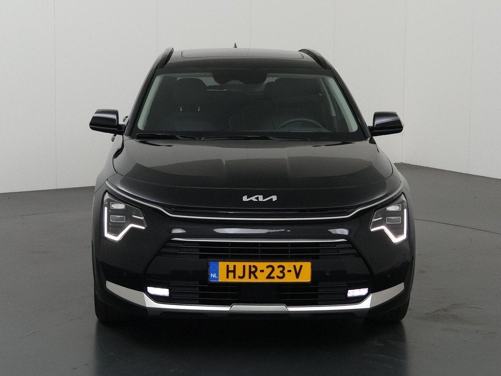 Kia Niro 1.6 GDi Hybrid DynamicPlusLine | Panoramadak | Navi, Auto's, Kia, 1374 kg, 137 pk, Gebruikt, Zwart