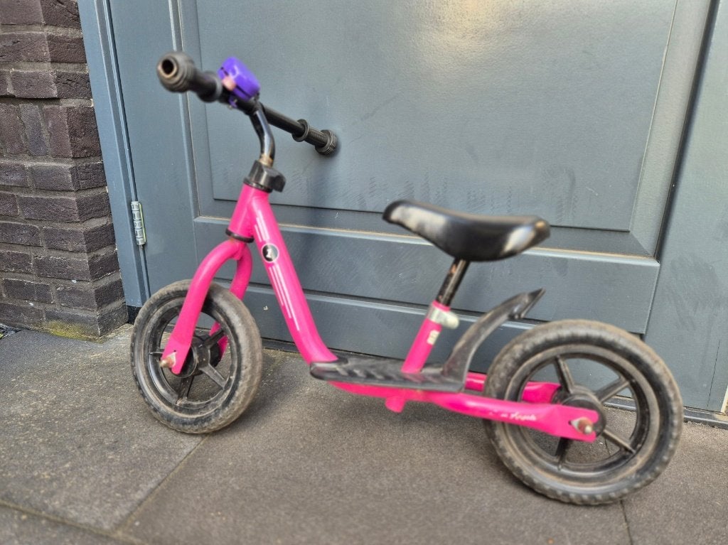 Roze Bandits & Angels Loopfiets – Flink Gebruikt, Kinderen en Baby's, Ophalen, Gebruikt, Loopfiets