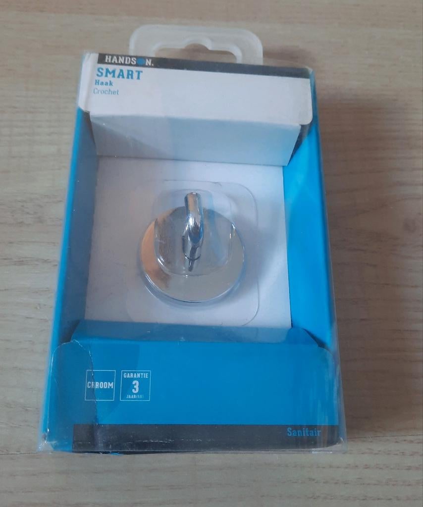 NIEUW IN DOOS: Handson Smart haak klein chroom, Ophalen of Verzenden, Nieuw