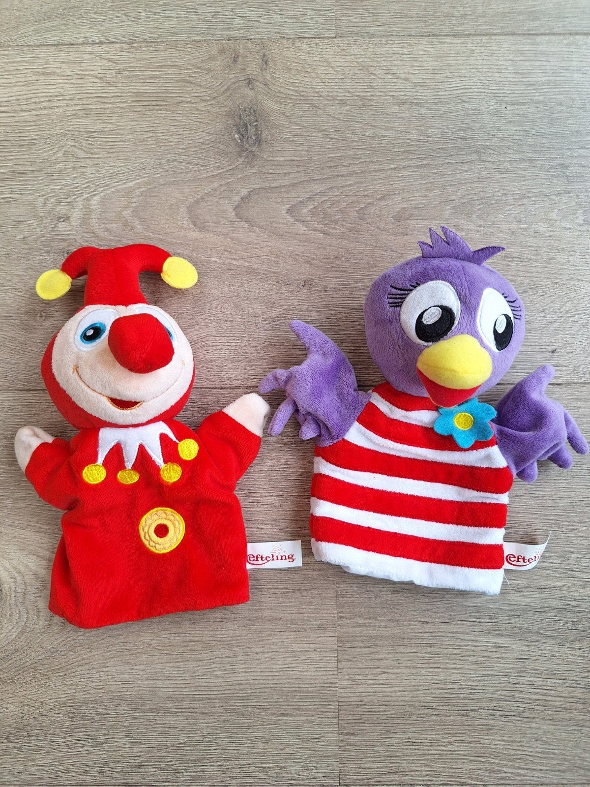 Nieuw Efteling handpoppen Jokie en Jet, Kinderen en Baby's, Overige merken, Overige typen, Nieuw, Ophalen of Verzenden