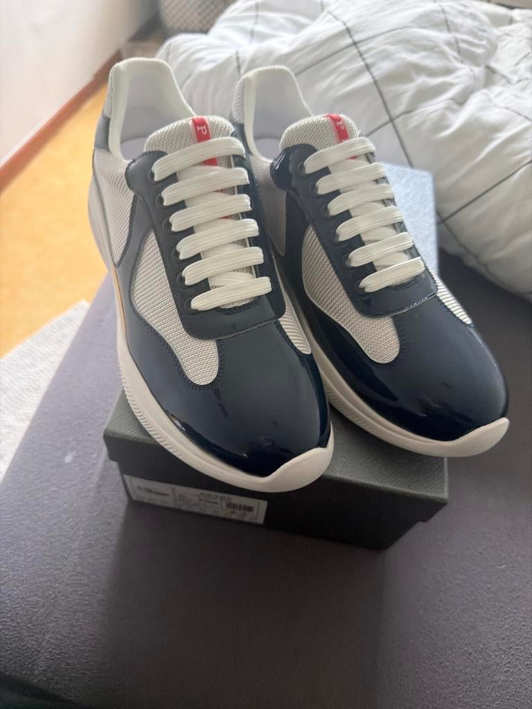Prada Sneakers  43 blauw, Ophalen of Verzenden, Zo goed als nieuw, Blauw, Sneakers of Gympen