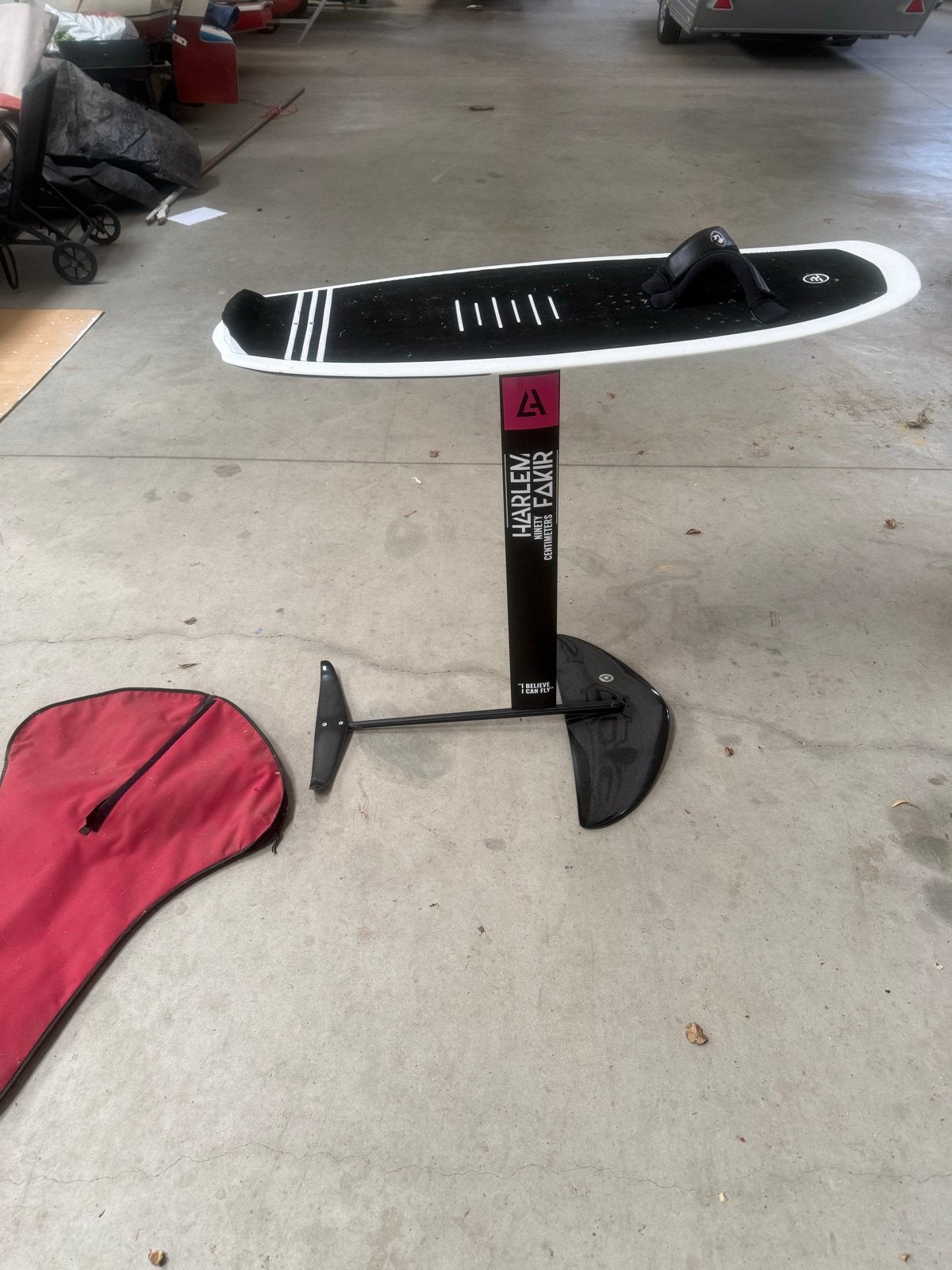 Harlem Fakir Hydrofoil met Ride Engine Bird Machine board, Ophalen of Verzenden, Gebruikt, Overige typen, Met draagtas