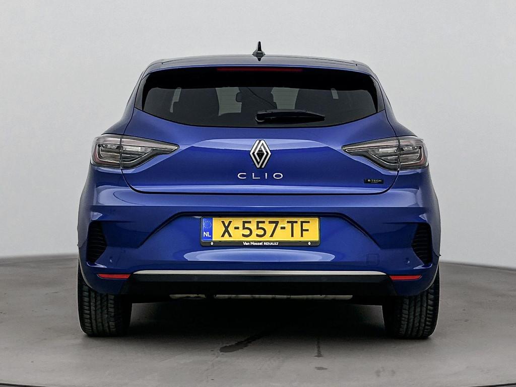 Renault Clio 1.6 E-Tech Full Hybrid Techno 145PK | Automaat, Gebruikt, Euro 6, Blauw, Leder en Stof