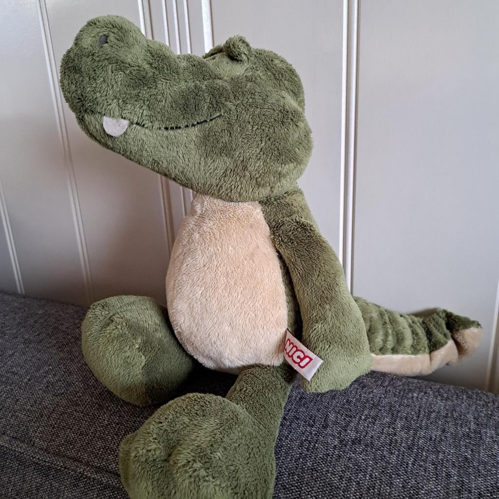 15.  Nici Krokodil Knuffel 25cm, NICI, Overige typen, Ophalen of Verzenden, Middelgroot (20 tot 80 cm)