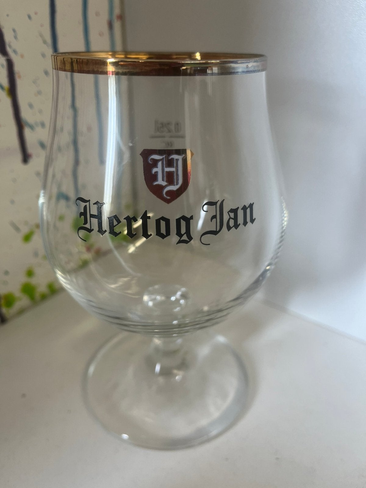 Hertog Jan bierglazen set van 6 glazen, Verzamelen, Biermerken, Ophalen of Verzenden, Nieuw, Glas of Glazen, Hertog Jan
