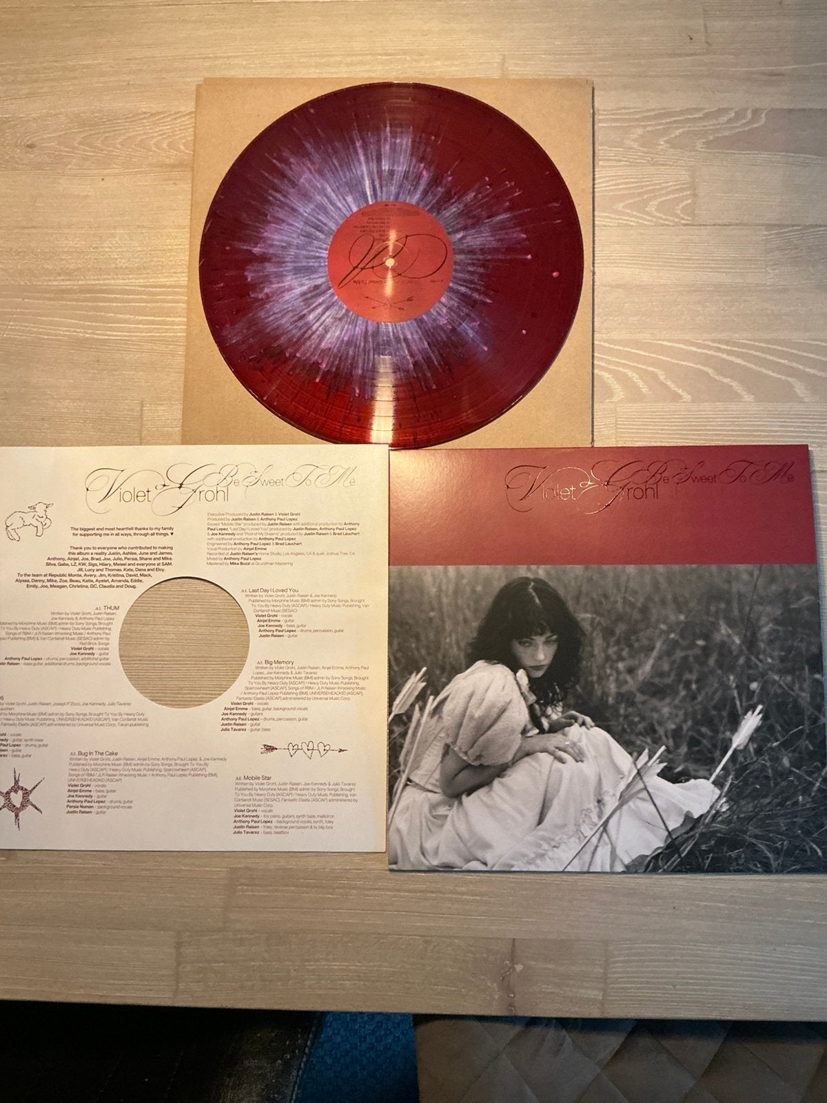 Violet Grohl – Be Sweet To Me lim. ed. lp., Ophalen of Verzenden