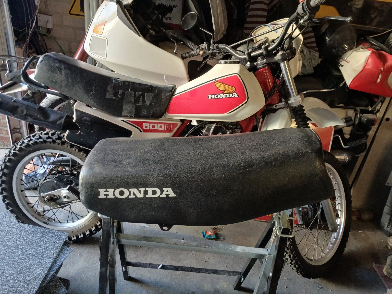 Honda zadel xr xl, Ophalen of Verzenden, Gebruikt