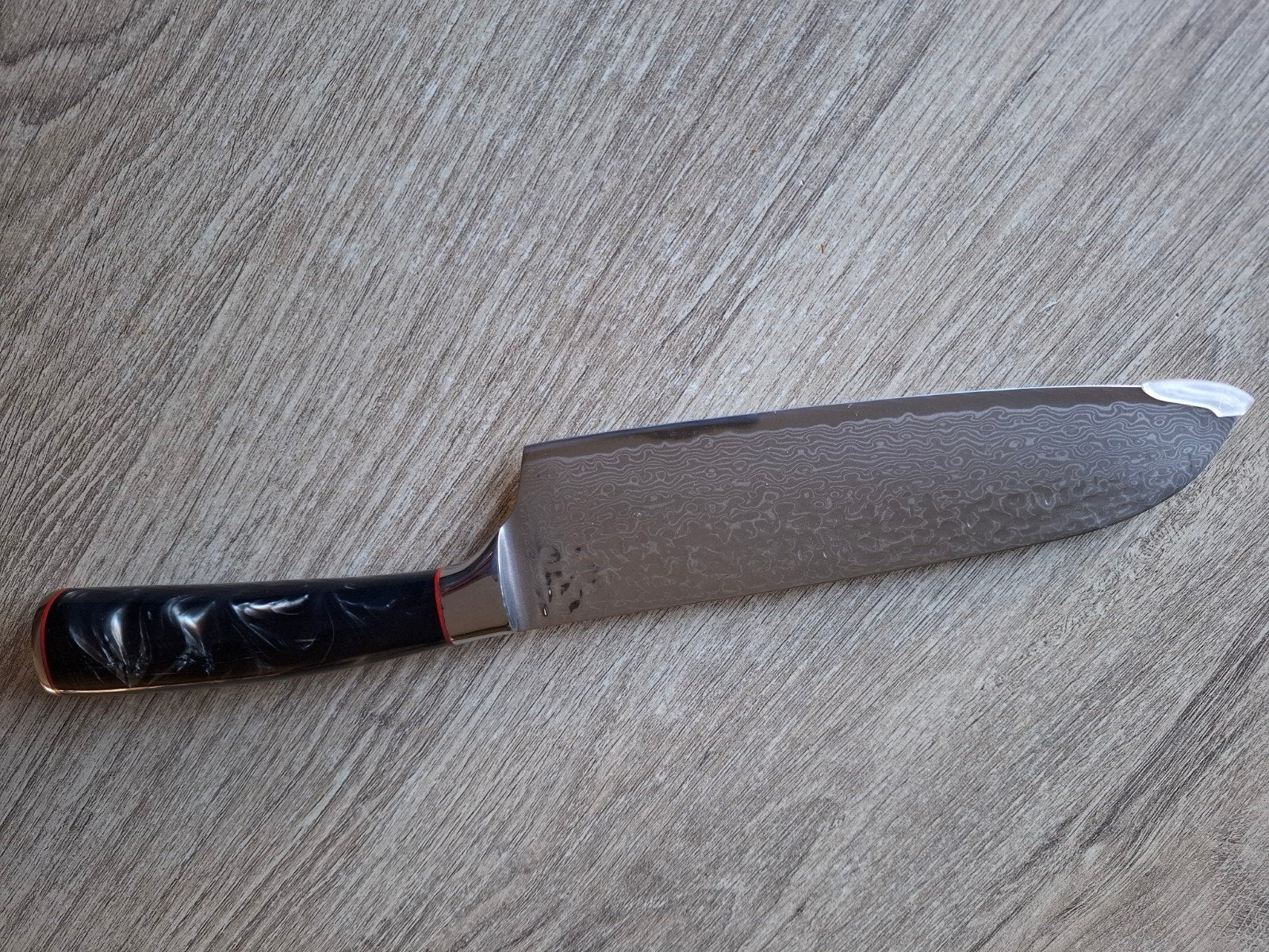 damascus koksmes noeuw, Ophalen of Verzenden, Nieuw, Rvs of Chroom