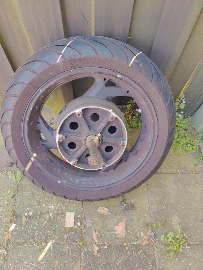 Honda ST1300 achterwiel velg met band, zwart, beschadigd, Motoren, Onderdelen | Honda, Ophalen
