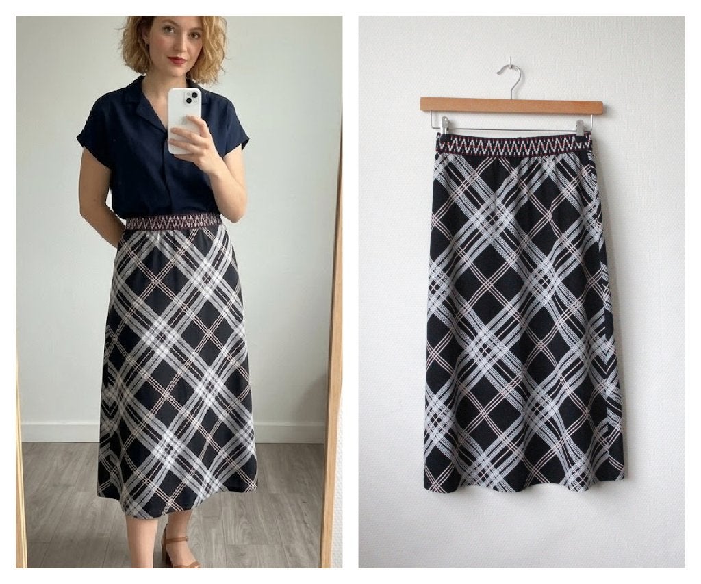 Studio Anneloes - prachtige lange travel rok - blauw - XS, Kleding | Dames, Rokken, Studio Anneloes, Zo goed als nieuw, Maat 34 (XS) of kleiner