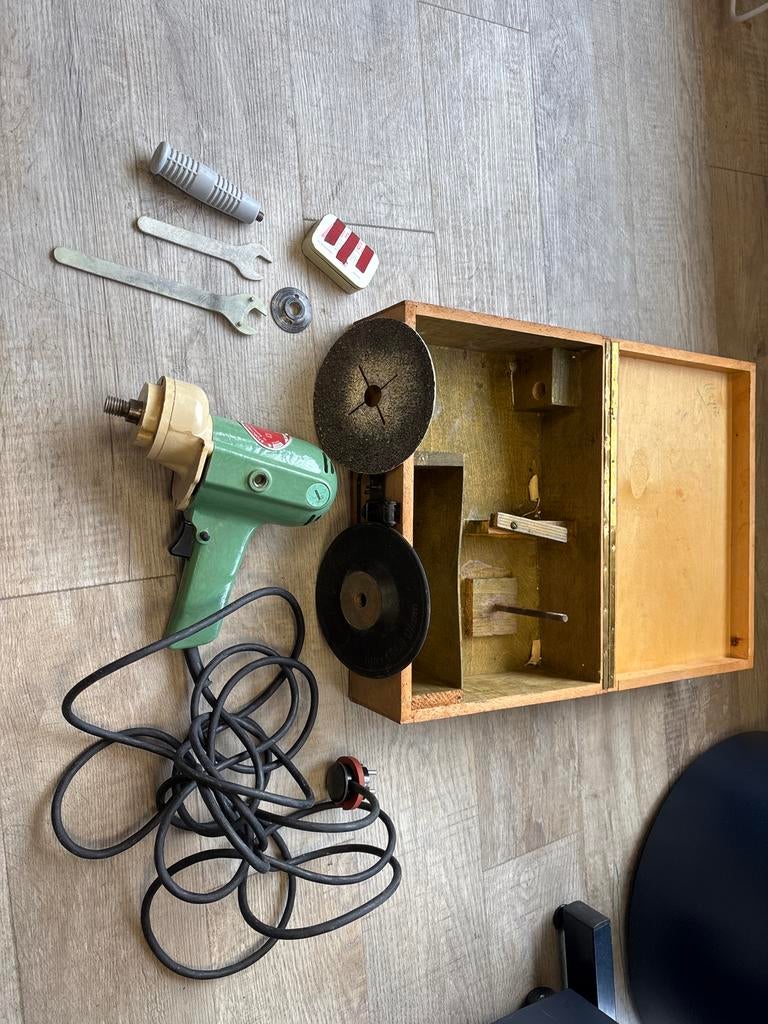 Antieke schuurmachine Storchwerke 400 Watt, Ophalen of Verzenden, Gebruikt, Minder dan 700 watt, Overige typen