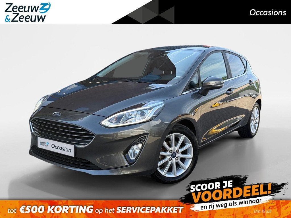Ford Fiesta 1.0 EcoBoost Titanium X | Winter Pack | Navigati, Auto's, Ford, Bedrijf, Te koop, Fiësta, ABS, Airbags, Airconditioning