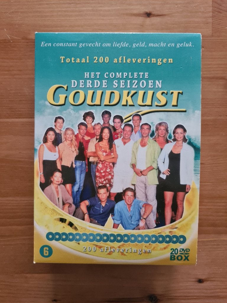 Dvd Goudkust seizoen 3, Vanaf 12 jaar, Ophalen of Verzenden, Zo goed als nieuw, Drama
