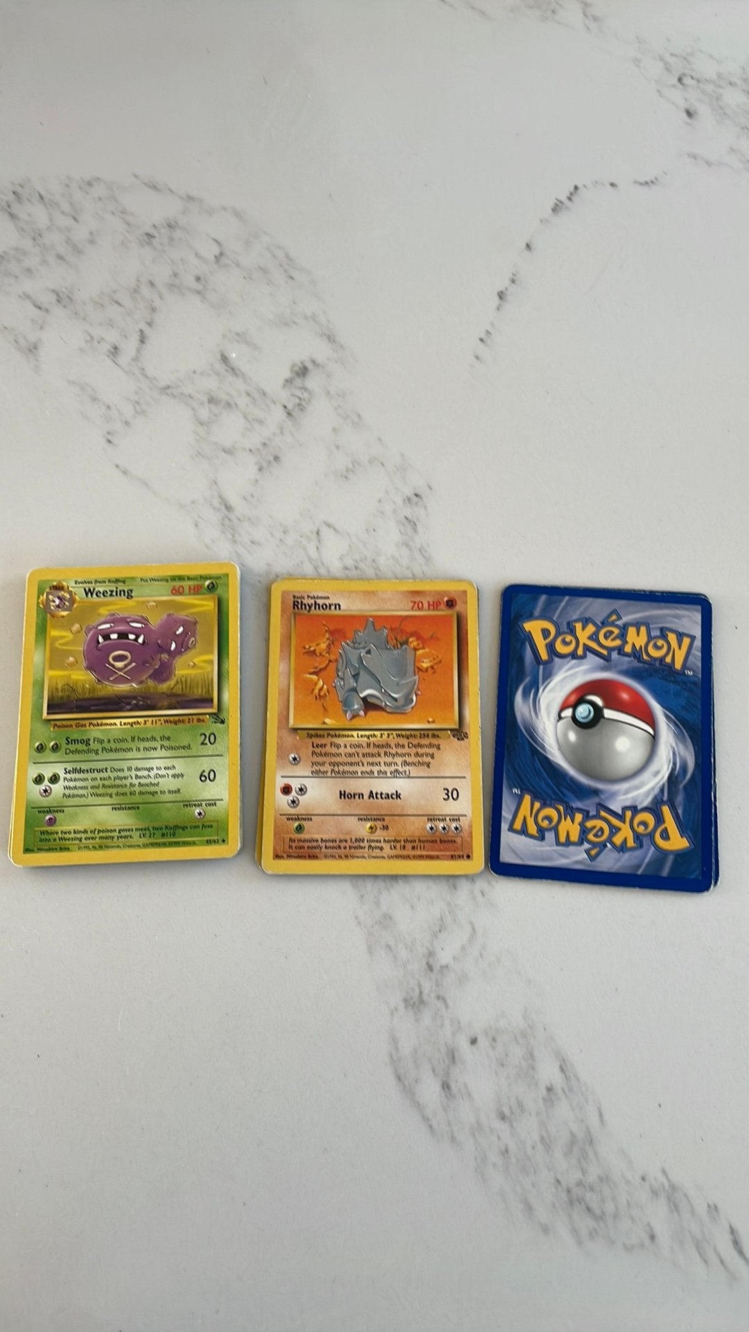 Vintage Jungle & Fossil kaarten, Verzenden, Zo goed als nieuw, Meerdere kaarten