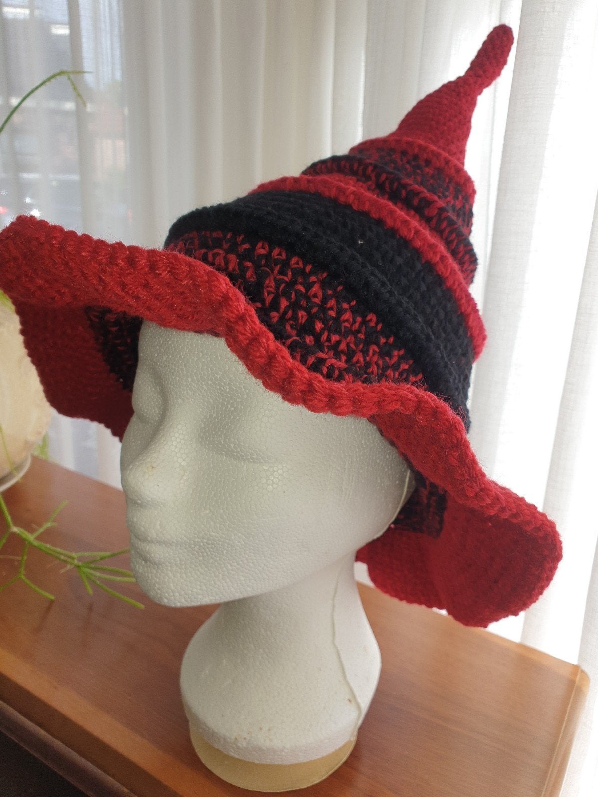 Heksenhoed muts LARP Halloween, Ophalen of Verzenden, Nieuw, Accessoires