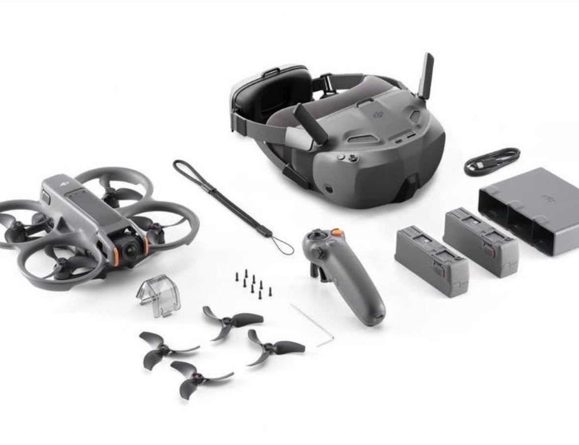 Nieuw - DJI Avata 2 Combo met 1 batterij en Goggles N3, 250 tot 900 gram, Cameradrone, Nieuw, 1 tot 5 kilometer