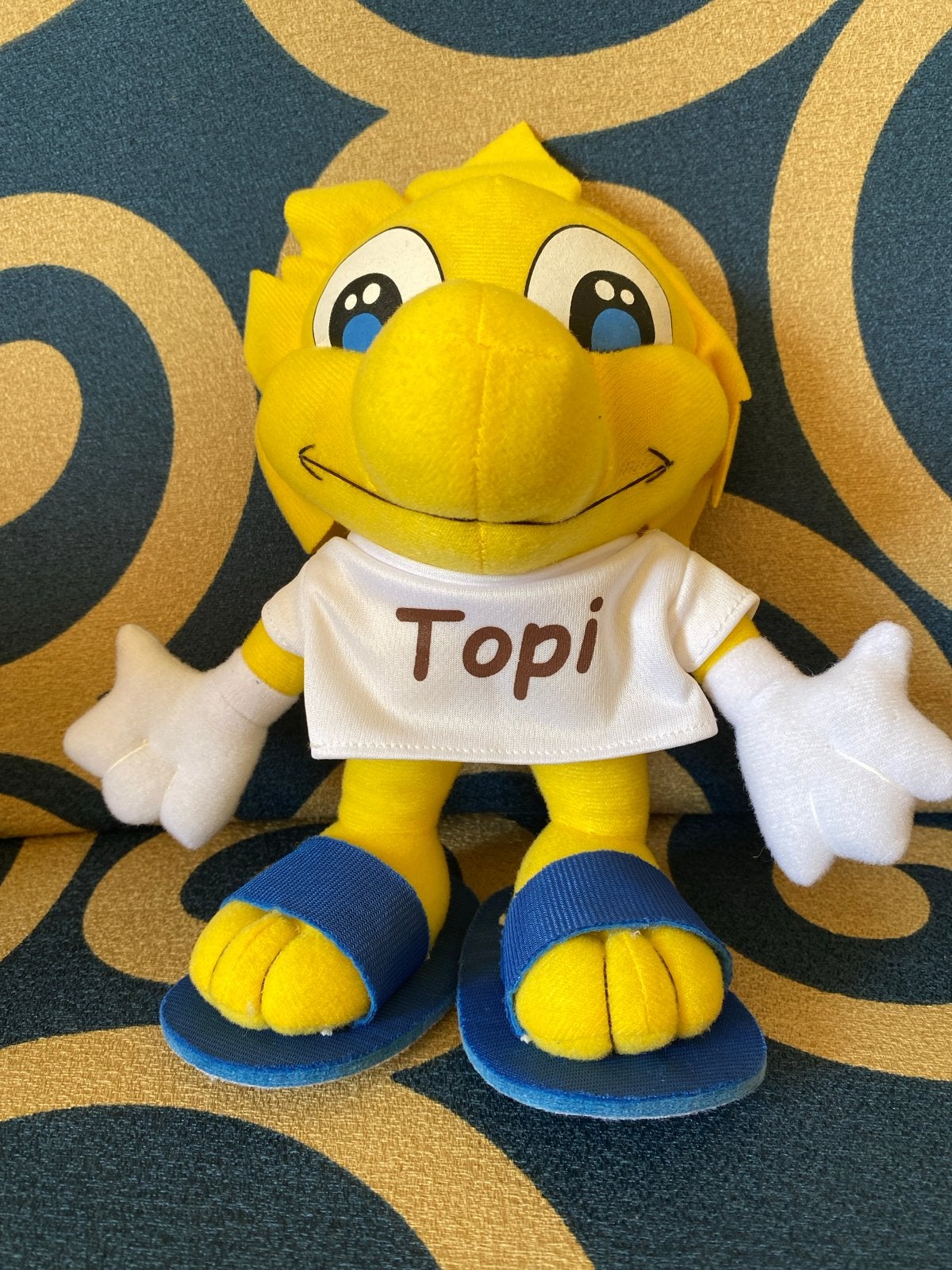 Leuke Spaanse gele Topi knuffel. (PRIJS VERLAAGD), Ophalen, Overige merken, Overige typen, Zo goed als nieuw
