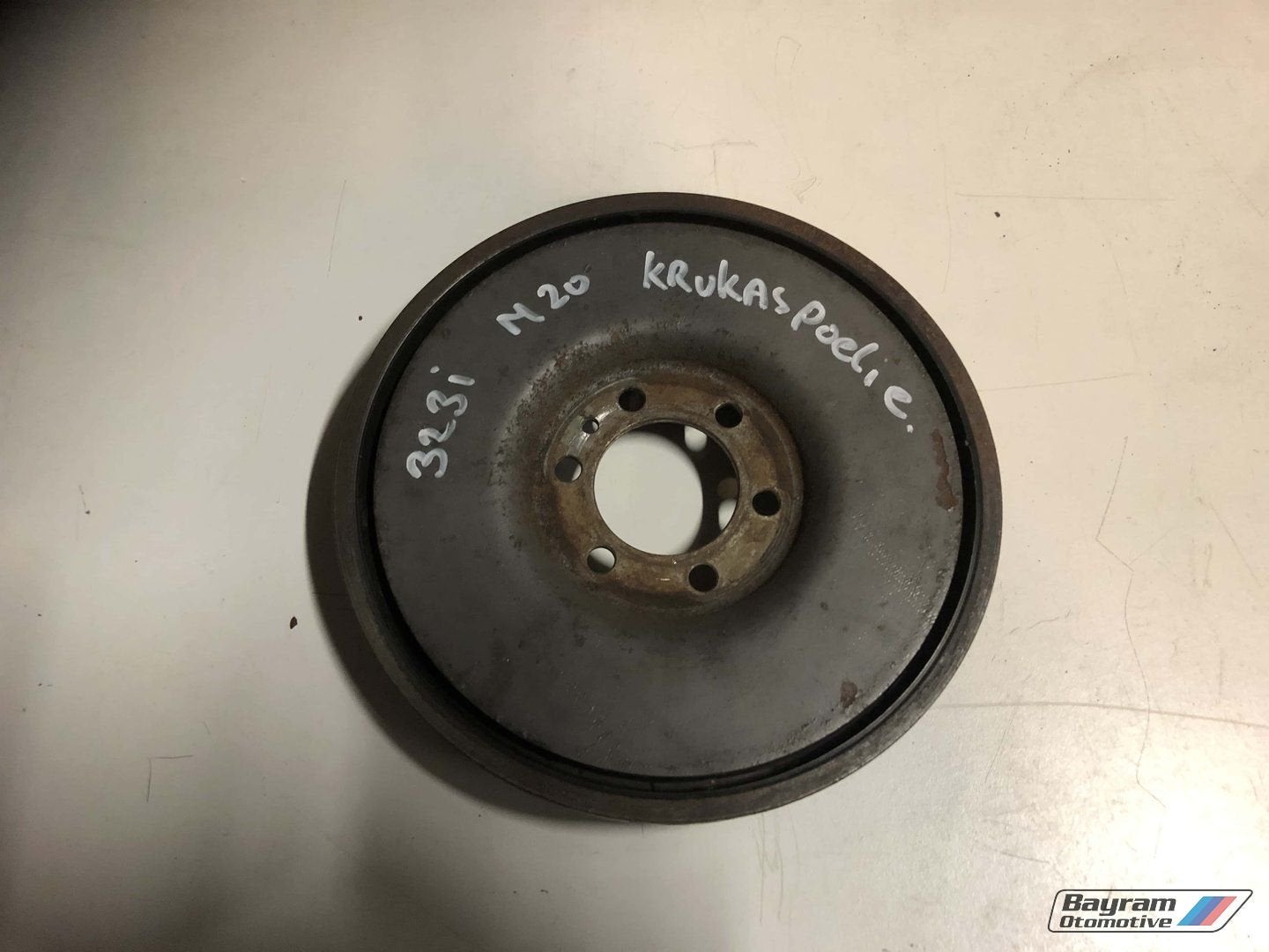 Bmw E30 krukaspoelie 323i 320i 325i krukas poelie 3serie m20, Gebruikt, -, -, Ophalen of Verzenden