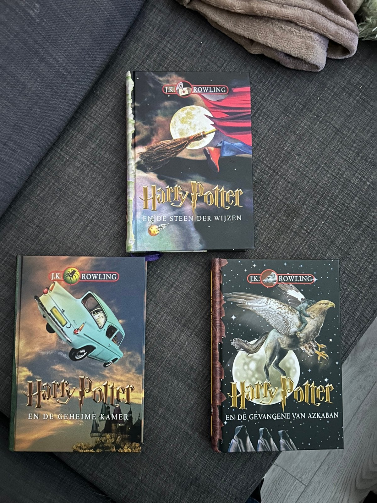Harry potter boeken 1,2 en 3 hardcover, Boeken, Ophalen, Zo goed als nieuw