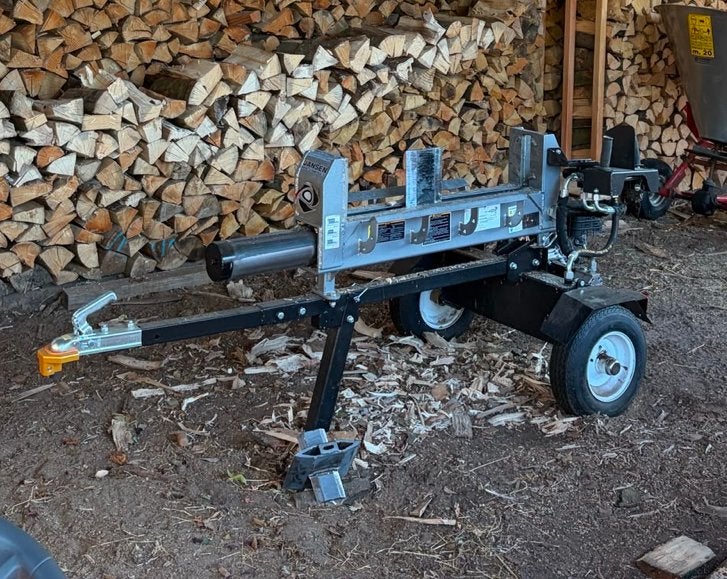 Kloofmachine 20/17 ton te huur – Incl. bezorgen & ophalen, Tuin en Terras, Kloofmachines, Ophalen, Liggend