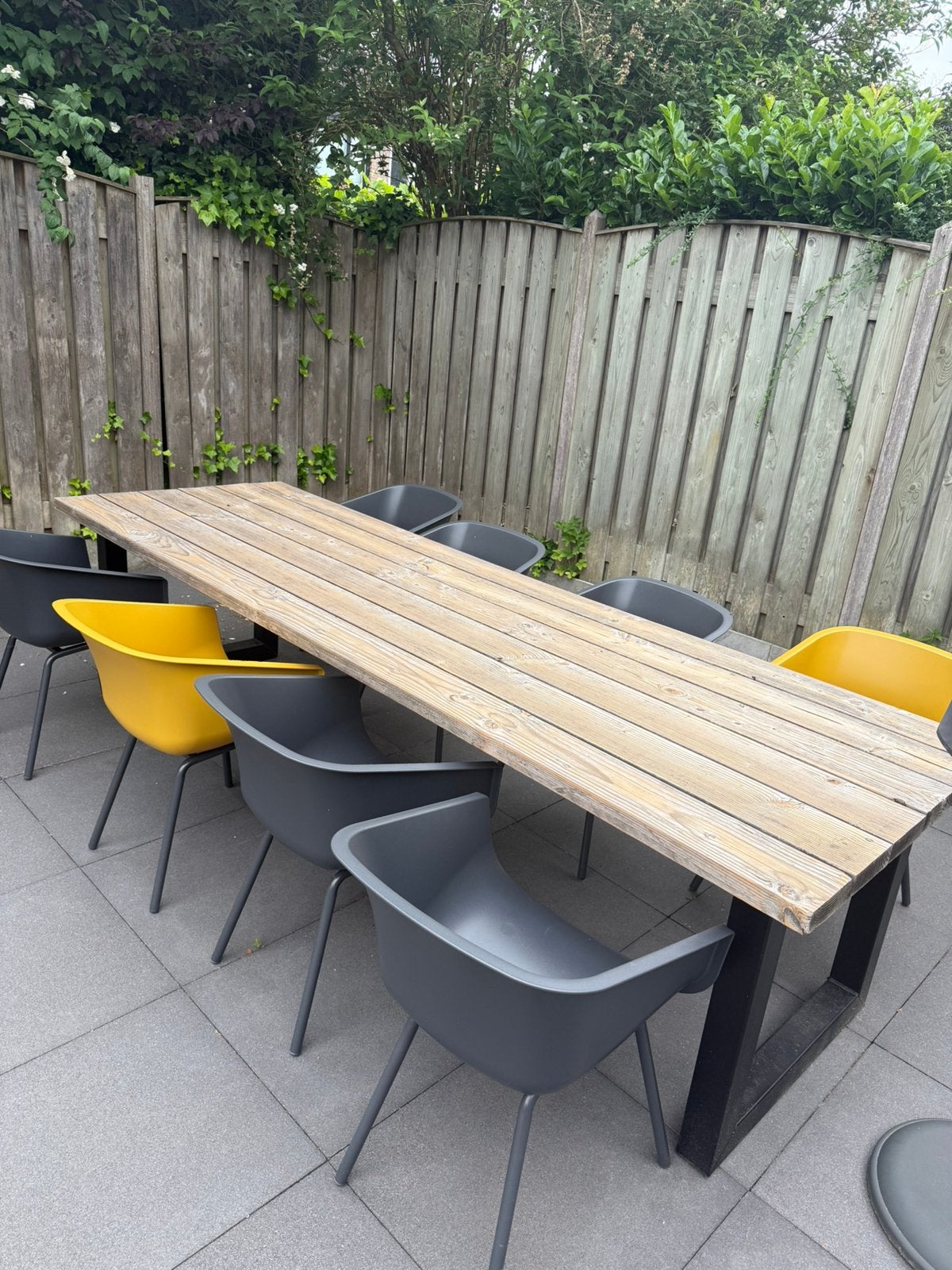 8x Hartman Amalia tuinstoelen, Tuin en Terras, Tuinstoelen, Ophalen, Gebruikt, Kunststof
