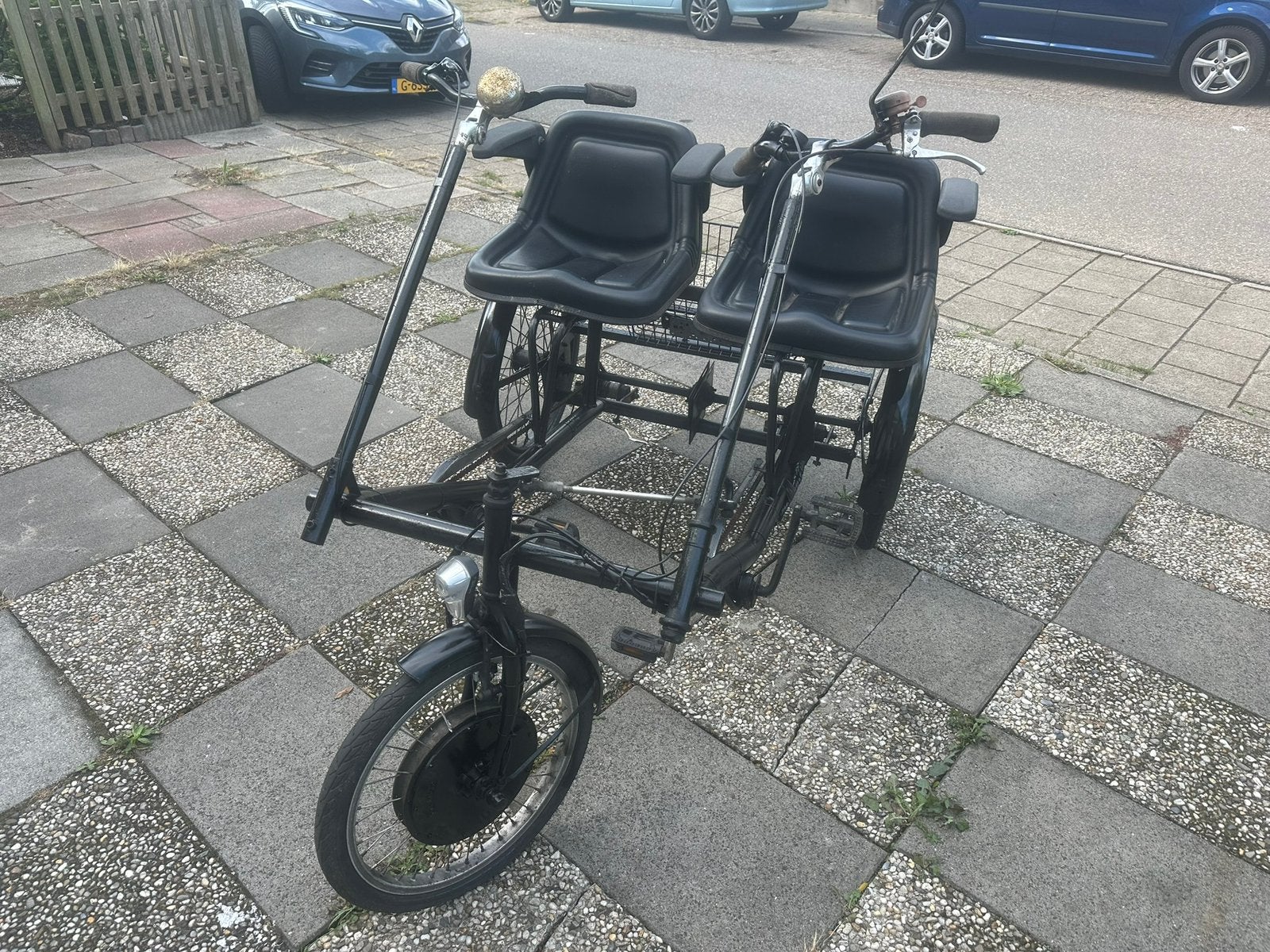 Electrische duofiets, Fietsen en Brommers, Ophalen, Gebruikt