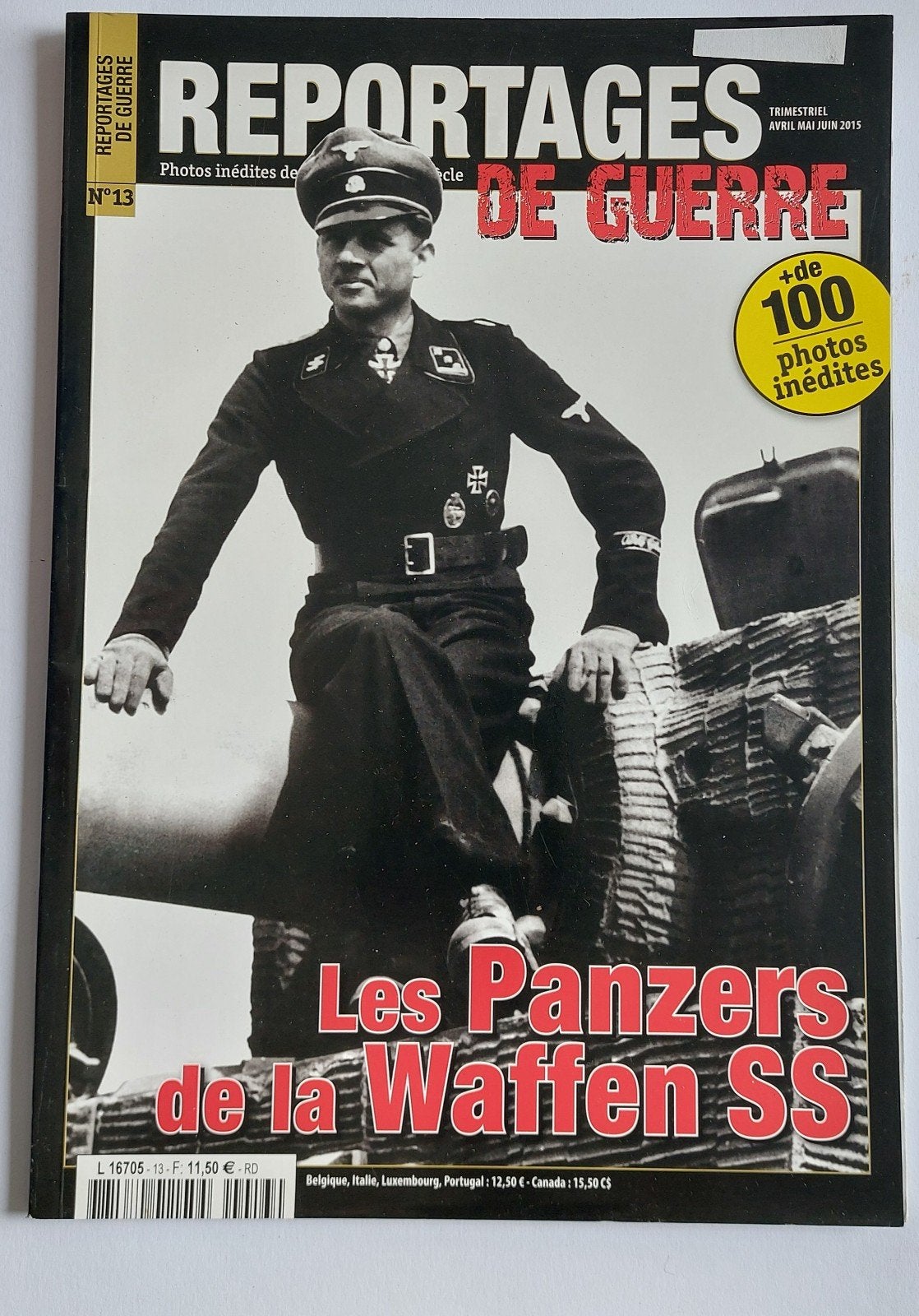 Reportages de Guerre: Les Panzers de la Waffen SS, Ophalen of Verzenden, Tweede Wereldoorlog, Gelezen, Landmacht
