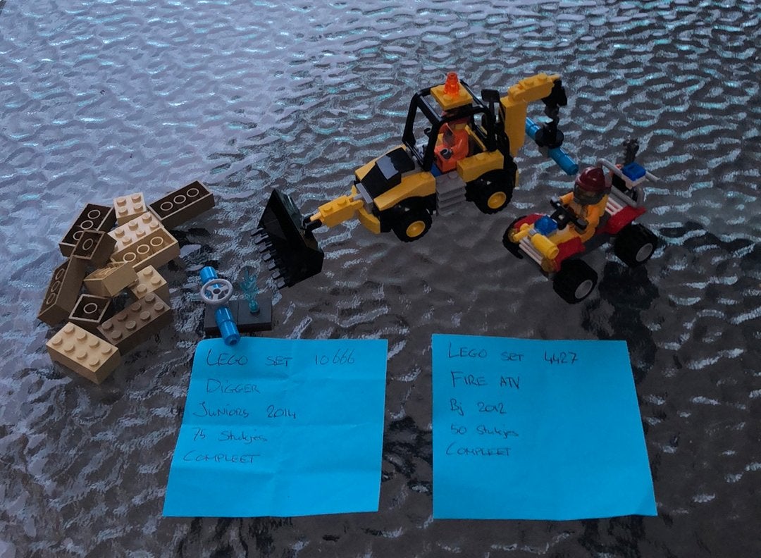 2 lego city sets 4427 en 10666 compleet, Kinderen en Baby's, City, Lego, Compleet, Ophalen of Verzenden