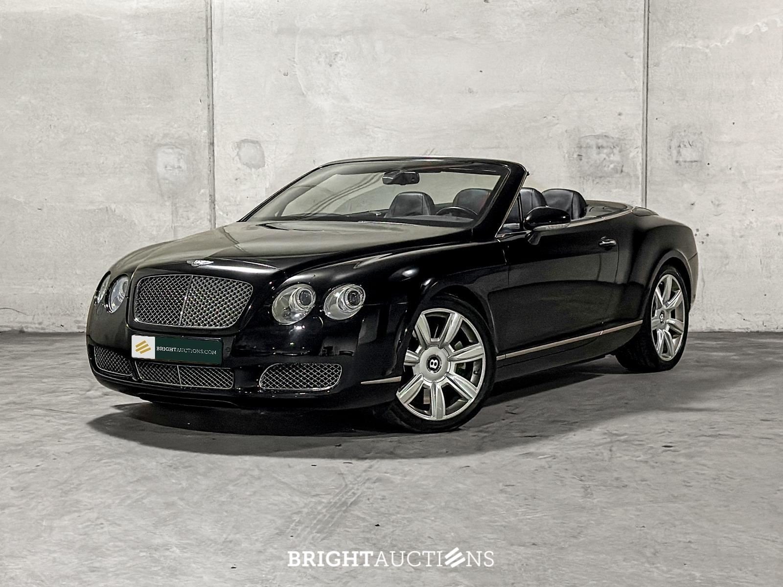 Bentley Continental GTC 6.0 W12 (bj 2007, automaat), Auto's, Bentley, Automaat, Gebruikt, 4 stoelen, Zwart
