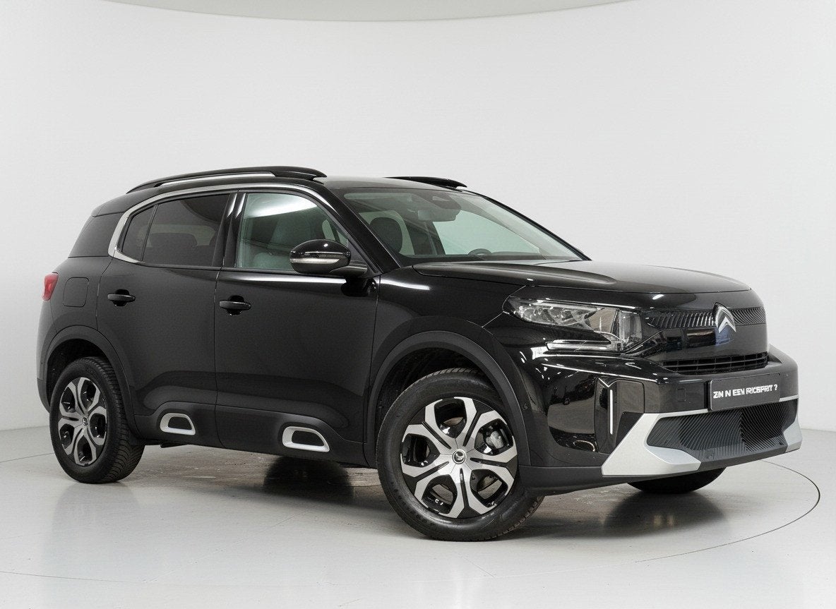 Citroen C3 Aircross Hybrid 145pk Plus Automaat - camera, 145 pk, Stof, Zwart, Overige carrosserieën