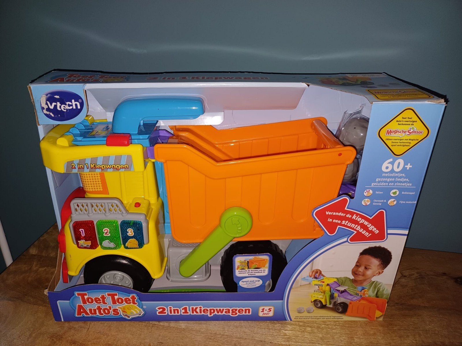 Vtech Toet Toet auto's 2-in-1 kiepwagen, Ophalen, Zo goed als nieuw