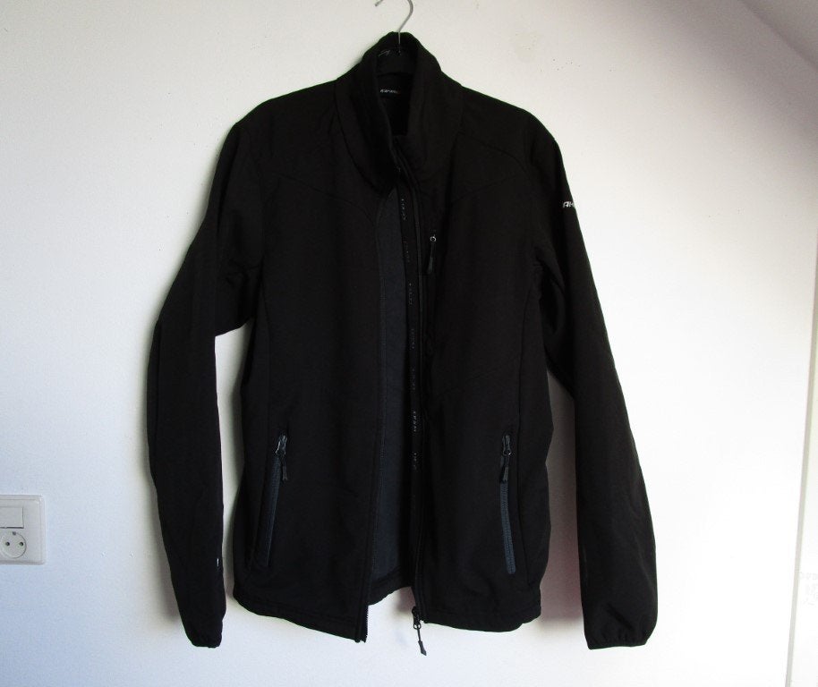 Nr.46: Wintersport Soft-shell Jasje IcePeak maat S Zwart, Icepeak, Zwart, Ophalen of Verzenden, Zo goed als nieuw