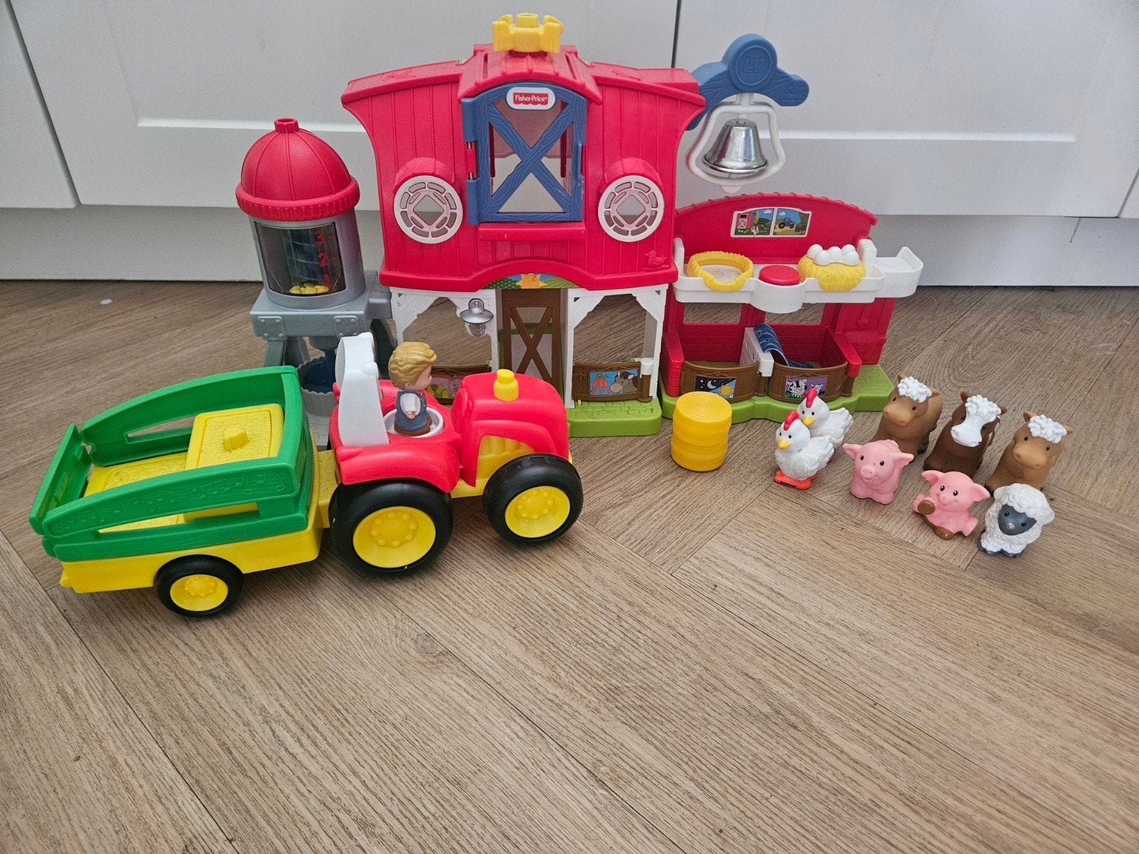 Fisher-Price Little People boerderij, Ophalen of Verzenden, Zo goed als nieuw, Speelset, Met geluid