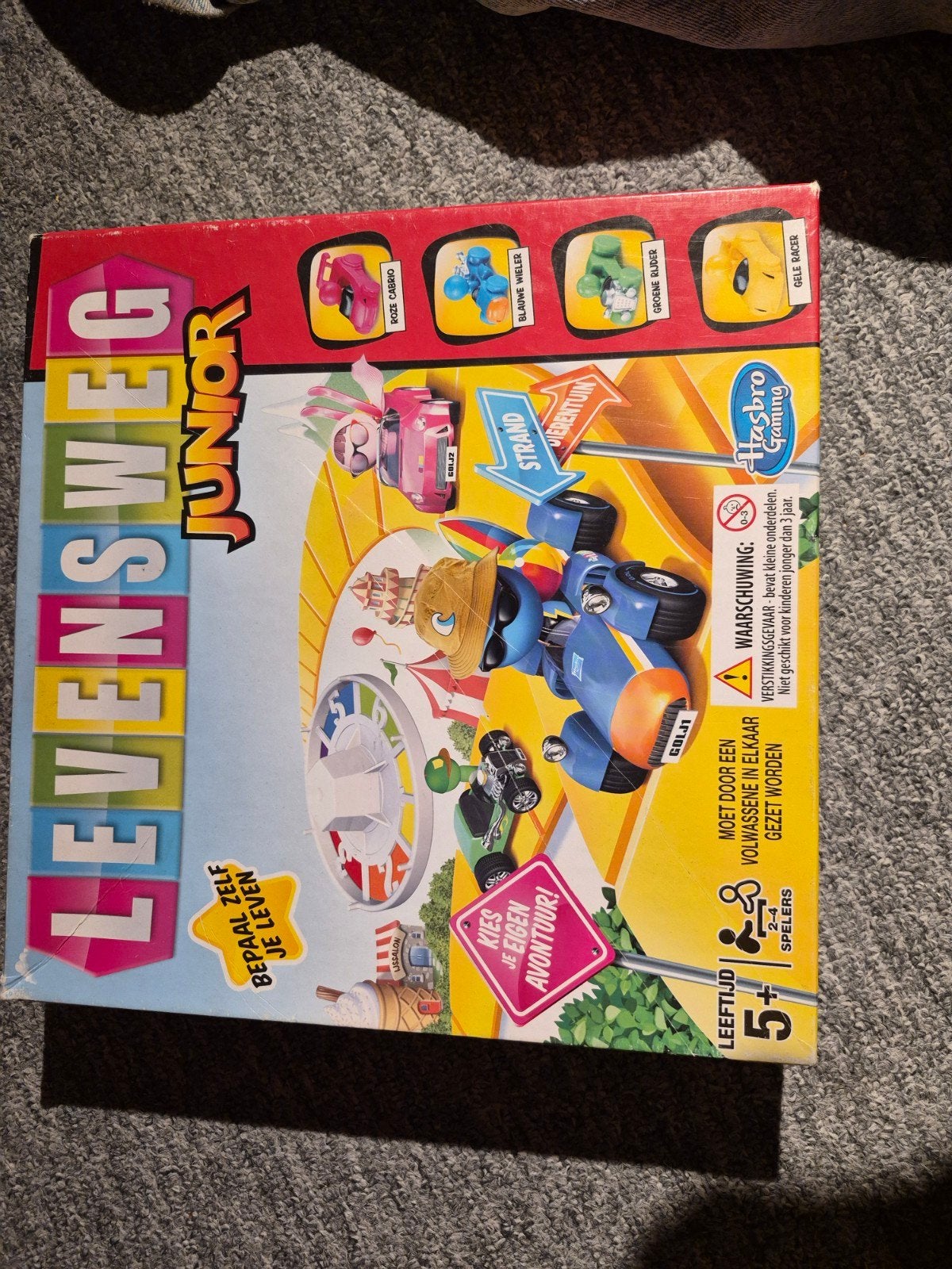 Levensweg Junior Bordspel - Hasbro Gaming, Drie of vier spelers, Ophalen, Gebruikt, Hasbro Gaming