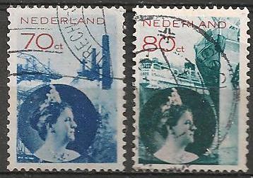 Koningin Wilhelmina serie 236 - 237 O. ADV. no.29 O., Postzegels en Munten, Postzegels | Nederland, Verzenden, T/m 1940, Gestempeld
