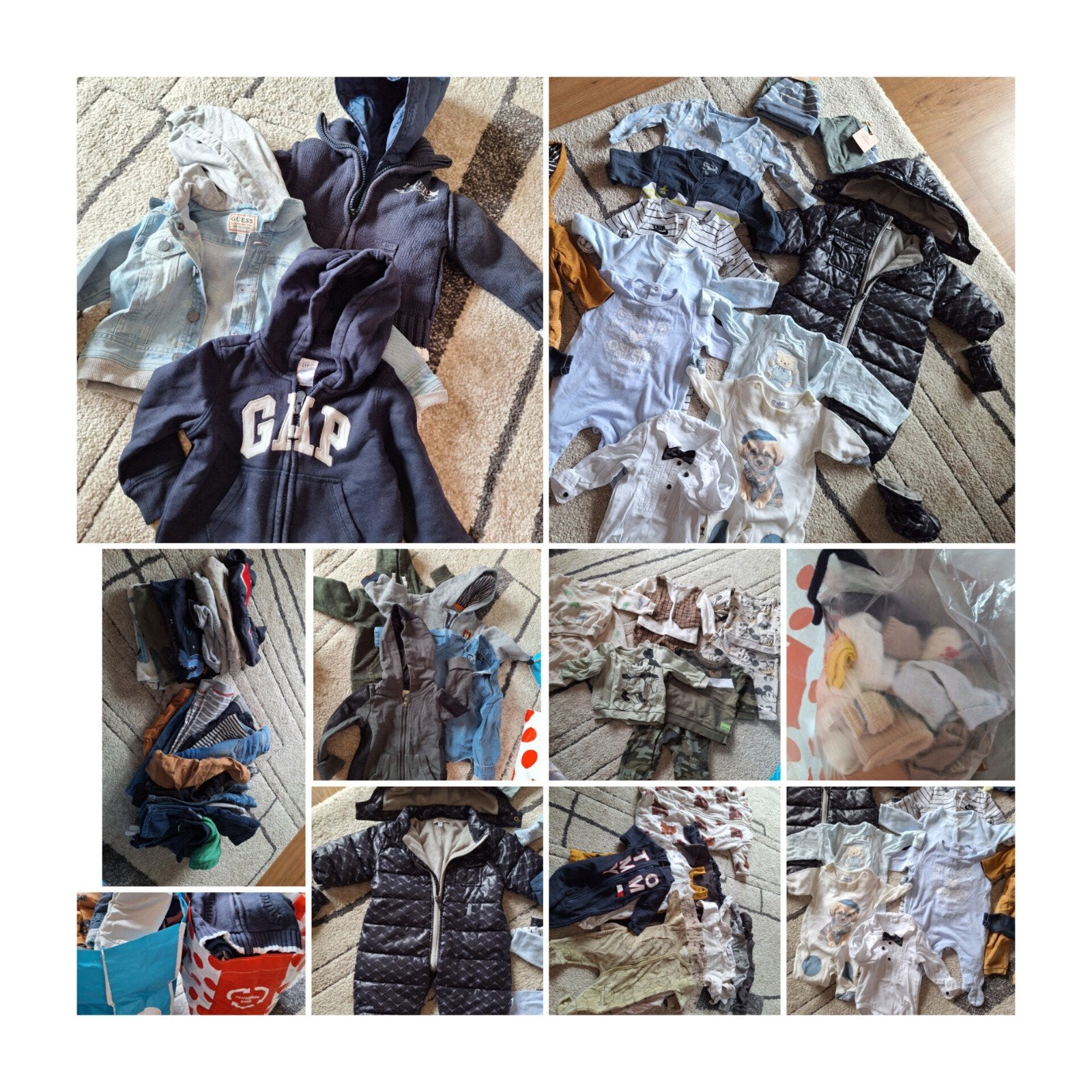 Grote baby pakket jongen maat 54-68 veel merk kleding, Ophalen of Verzenden, Gebruikt, Maat 56