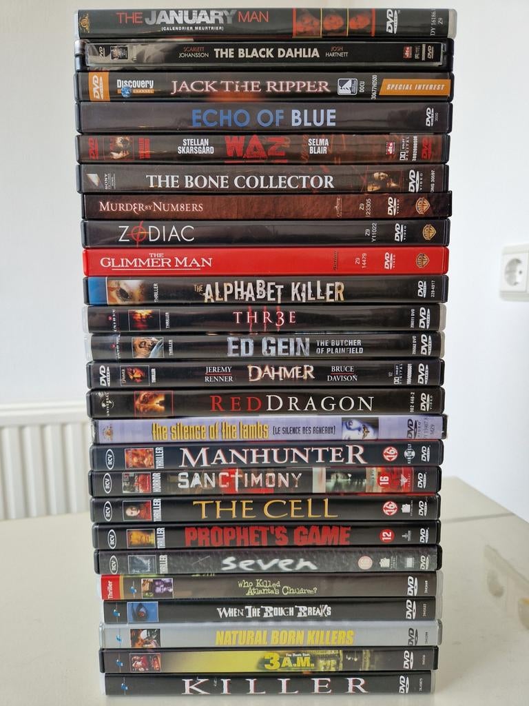 Seriemoordenaar DVD Pakket, Vanaf 16 jaar, Verzenden