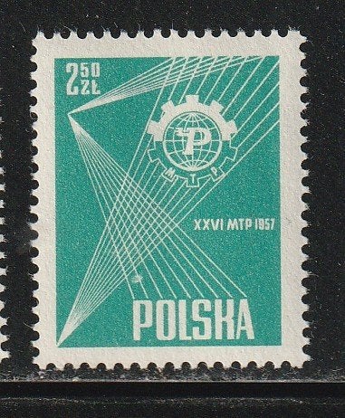 Polen 1957 - Internationale Fair Poznan, Ophalen, Polen, Postfris