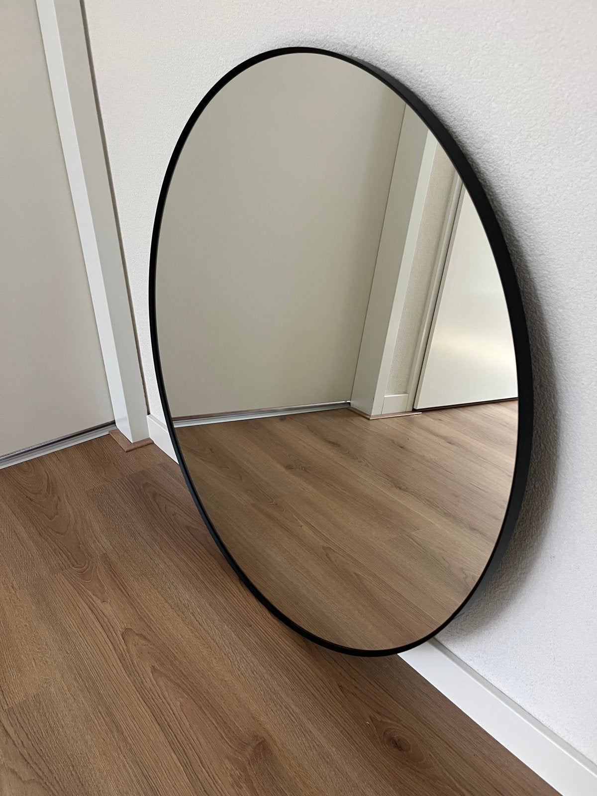 Spiegel rond, Huis en Inrichting, Woonaccessoires | Spiegels, Ophalen, Rond, Zo goed als nieuw, 75 tot 100 cm