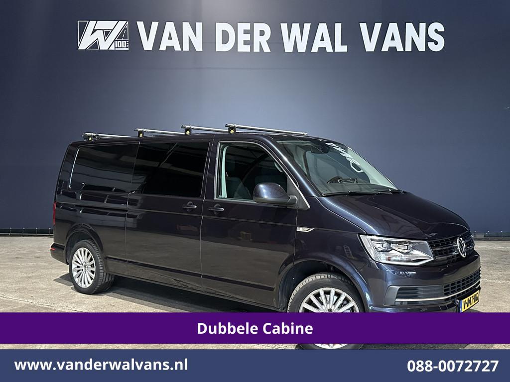 Volkswagen Transporter 2.0 TDI 204pk Automaat L2H1 Dubbele C, Stof, Gebruikt, Euro 6, 4 cilinders