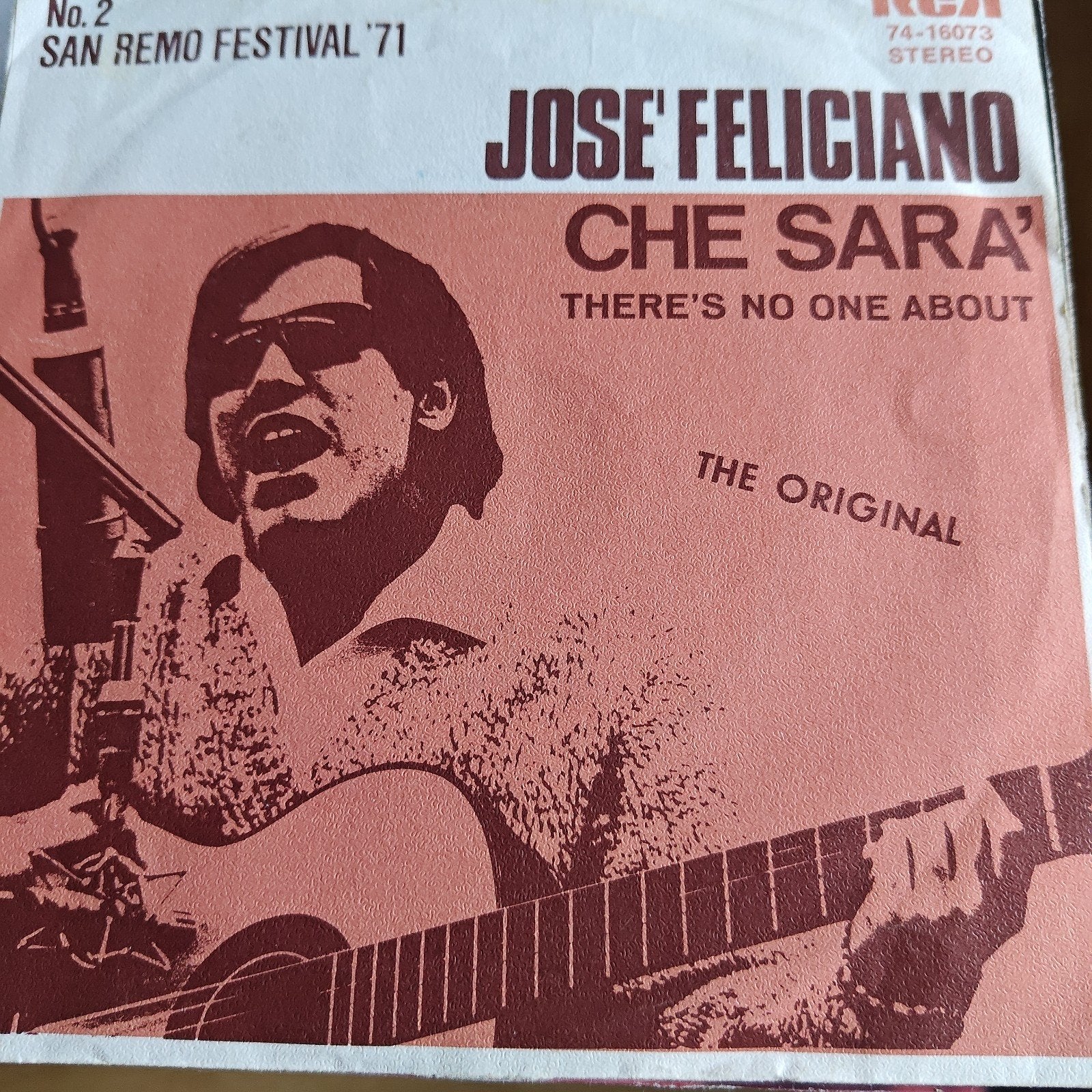 Jose Feliciano - Che Sara / There's No One About (Vinyl), Gebruikt, 7 inch, Ophalen of Verzenden, Pop