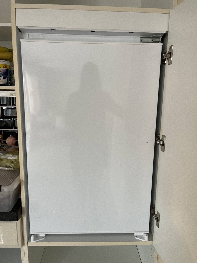 Compacte inbouw koelkast, 100 tot 150 liter, 45 tot 60 cm, Ophalen, 85 tot 120 cm
