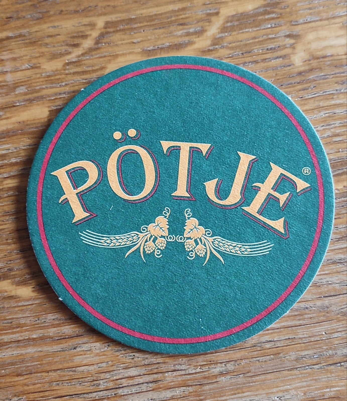 Pötje bier bierviltje - Uniek verzamelobject, Ophalen of Verzenden, Zo goed als nieuw